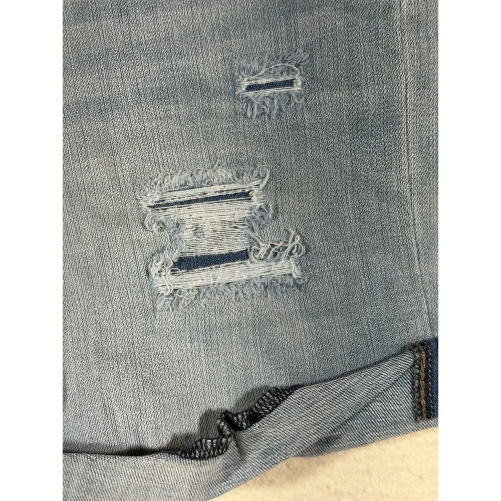 White House Black Market Denim Shorts Womens 30 Distressed Y2K Festival Coquette